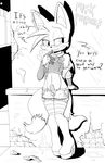  2014 anthro canine english_text erection fox fuck_penders male mammal miles_prower penis prostitution sega slashysmiley solo sonic_(series) text whore 