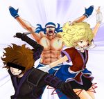  2boys bad_id bad_pixiv_id bar_censor censored crossover final_fantasy final_fantasy_xi hokoro hume jin_fu-ha kitanai_ninja mizuhashi_parsee multiple_boys ninja ninja_(final_fantasy) the_iron_of_yin_and_yang touhou 