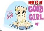  anthro canine chubby comic cub eve_(sloss) female mammal pussy sloss solo wolf young 