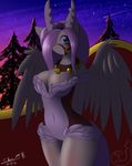  anthro bell big_breasts breasts cervine christmas cleavage clothed clothing cosplay costume equine female fluttershy_(mlp) friendship_is_magic holidays mammal my_little_pony pegasus reindeer silverfox057 solo wings 