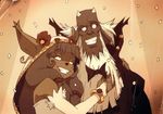  &lt;3 anthro black_nose feline female male mammal marriage miranda miranda_(wakfu) red_eyes wakfu wedding_dress wife 