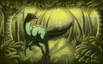  ambiguous_gender dinosaur feral grass green_theme nintendo pok&eacute;mon reptile scalie sceptile shadeofshinon tree video_games 