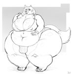 anthro anuv big_breasts big_butt big_lips bikini breasts bulge butt canine clothed clothing dickgirl fox huge_breasts huge_butt intersex mammal nipples obese overweight package swimsuit vorry 