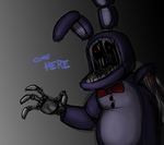  2014 animatronic anthro bonnie_(fnaf) english_text five_nights_at_freddy&#039;s lagomorph machine male mammal mechanical mickeymonster rabbit robot solo text 