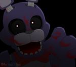  anthro blood bonnie_(fnaf) bow five_nights_at_freddy&#039;s lagomorph looking_at_viewer male mammal rabbit rape_face 