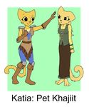  anthro duo feline female katia_managan khajiit mammal prequel rajirra the_elder_scrolls the_elder_scrolls_iv:_oblivion video_games 