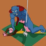 anal bdsm big_dom_small_sub boar bondage bound clothed_sex clothing duo force ganon gay lagomorph link male mammal porcine rabbit ser_(artist) sex size_difference the_legend_of_zelda video_games 