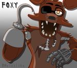  anthro canine eye_patch eyewear five_nights_at_freddy&#039;s fox foxy_(fnaf) hook male mammal solo yellow_eyes 