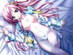  1girl breasts game_cg midorishita_yumina nipples panties solo tenkuu_no_yumina underwear 