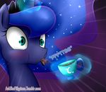  2015 equine female feral friendship_is_magic horn mammal my_little_pony princess_luna_(mlp) pshyzo solo winged_unicorn wings 