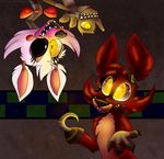 animatronic canine female five_nights_at_freddy&#039;s five_nights_at_freddy&#039;s_2 fox foxy_(fnaf) hook machine male mammal mangle_(fnaf) mechanical plaguedogs123 robot yellow_eyes 