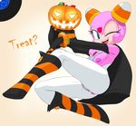 anus breasts female halloween holidays lumina marthedog pumpkin sega solo sonic_(series) trick_or_treat 
