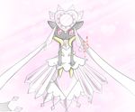  &lt;3 24651 ambiguous_gender diancie dress japanese_text mega_diancie mega_evolution nintendo pok&eacute;mon red_eyes sad solo text translation_request video_games 