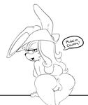  anthro anus breasts bunnie_rabbot butt english_text female lagomorph mammal nude pussy rabbit ravnic sega solo sonic_(series) text 