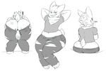  anthro anthrofied big_butt butt durg gengar looking_at_viewer male nintendo plain_background pok&eacute;mon rear_view solo video_games white_background wide_hips xingscourge 