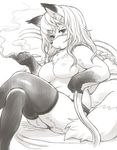  anthro big_breasts blush breasts canine chair chest_tuft chubby clothed clothing crossed_legs female fox fur hair half-dressed kikurage legwear long_hair looking_at_viewer mammal mipples monochrome pillow plain_background sitting sketch smoke smoking smoking_pipe stockings thigh_highs topless tuft underwear white_background 