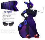  anthro big_breasts blue_dingo_(artist) breasts eeveelution female looking_at_viewer model_sheet niis nintendo noir_(character) pok&eacute;mon umbreon video_games 