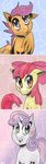  apple_bloom_(mlp) cub earth_pony equine female friendship_is_magic group heyitshappydoodles horn horse mammal my_little_pony pegasus pony scootaloo_(mlp) sweetie_belle_(mlp) unicorn wings young 