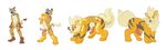  animal_genitalia anthro arcanine balloon balls canine canine_penis claws erection feral humanoid_penis larvitar_(artist) male mammal nintendo open_mouth penis plain_background pok&eacute;mon solo tongue tongue_out transformation video_games white_background 