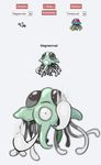 ambiguous_gender cephalopod english_text fusion looking_at_viewer magnemite marine nintendo plain_background pok&eacute;mon squid tentacruel text unknown_artist video_games 