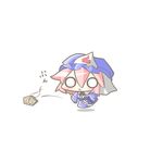  aoblue chibi ema hat japanese_clothes kimono o_o pink_hair saigyouji_yuyuko solo throwing touhou 