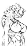  big_breasts breasts clothing female kaiju lingerie monster ninon_lex pacific_rim solo 