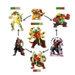  asura&#039;s_wrath blue_hair bowser fusion hair hakan horn looking_at_viewer male mario_bros multi_limb muscles nintendo red_hair shell spikes street_fighter video_games white_hair 