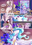  2014 comic dialogue english_text equine falleninthedark female friendship_is_magic horn horse male mammal my_little_pony pony princess_celestia_(mlp) princess_luna_(mlp) starswirl_the_bearded_(mlp) text unicorn winged_unicorn wings 