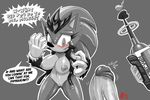  2014 big_breasts blush breasts clothed clothing crossgender crown female gloves hedgehog imminent_rape leather_jacket male mammal monkeyxflash nervous nipples penis pussy scourge_the_hedgehog sega sonic_(series) 
