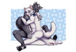  akira anthro canine cuddling cute duo gay hindpaw male mammal pawpads paws plantigrade shane wolf 