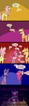  2014 applejack_(mlp) bat_pony blonde_hair blue_eyes candle candlestick comic cutie_mark deusexequus dialogue english_text equine female flutterbat_(mlp) fluttershy_(mlp) friendship_is_magic glowing green_eyes hair horn inkwell letter levitation magic mammal membranous_wings messy_hair my_little_pony paper pink_hair pinkie_pie_(mlp) quill red_eyes text twilight_sparkle_(mlp) winged_unicorn wings 