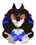  armor breasts bust_portrait canine clothing cyborg dog eyelashes female guiltybullet hair mammal sega smile solo sonic_(series) sonic_the_hedgehog telar 