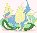  69 anus clitoris cum duo eyes_closed female feral hemipenes male manectric multi_cock nintendo oral pcred566 penis pink_background plain_background pok&eacute;mon pussy pussy_juice serperior sex straight tongue tongue_out video_games 