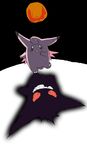  2012 ambiguous_gender claws clefable duo enon gengar moon night nintendo pok&eacute;mon shadow toe_claws toes video_games 