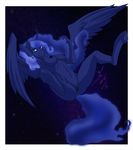  2014 anthro anthrofied areola blue_eyes blue_fur blue_hair breasts equine female friendship_is_magic fur hair horn japawolf mammal my_little_pony nipples nude princess_luna_(mlp) pussy solo spread_legs spreading winged_unicorn wings 