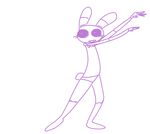  animated animatronic anthro bonnie_(fnaf) dancing five_nights_at_freddy&#039;s machine male mechanical robot solo the_weaver 