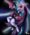  2014 anthro anthrofied arcane_shade breasts cutie_mark equine fan_character female freckles gloves glowing hair horn levitation long_hair magic magic_user mammal my_little_pony nipples solo spell suirano unicorn 