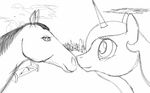  2014 aircraft airplane city duo equine eye_contact female friendship_is_magic hair hi_res horn horse mammal my_little_pony outside park princess_celestia_(mlp) standing unicorn zelerus 