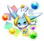  2013 4_fingers ambiguous_gender blue_eyes cub dragon fangs harusuke japanese looking_at_viewer open_mouth puzzle_&amp;_dragons puzzle_and_dragons_z solo syrup_(puzzle_&amp;_dragons) video_games wings young 