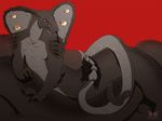 2014 anthro brown_scales cobra erection forked_tongue hemipenes hood lying male multi_cock multiple_eyes naga nude penis plain_background presenting red_background red_eyes reptile scalie snake solo spade_tail teeth tongue tongue_out whitemantis 