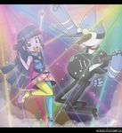  2014 avian bird blue_jay cartoon_network clothing dress duo equestria_girls equine female guitar high_heels looking_at_viewer male mammal microphone mist mordecai_(regular_show) musical_instrument my_little_pony purple_eyes regular_show star the-butch-x twilight_sparkle_(eg) 