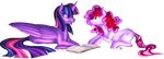  2014 alpha_channel book duo earth_pony equine falleninthedark fan_character female feral friendship_is_magic horn horse mammal my_little_pony pony twilight_sparkle_(mlp) winged_unicorn wings 