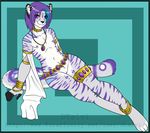  &lt;3 anthro cuntboy dtalvi egyptian feline girly heterochromia intersex leopard mammal nude rakzorg simple solo spots stripes tiger 