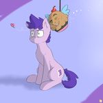  &lt;3 2014 blush captainpudgemuffin cute duo earth_pony equine fan_character feral food horse male mammal muffin my_little_pony pony quadruped 