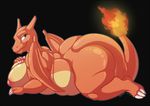  anuvia breasts charizard claws dragon female feral fire nintendo obese overweight pok&eacute;mon scalie solo video_games wings 