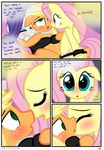  2014 abdominal_bulge anal applejack_(mlp) blonde_hair comic cutie_mark dialogue dildo double_penetration edit english_text equine female fluttershy_(mlp) freckles friendship_is_magic fur green_eyes group hair hisexpliciteditor horse kissing lesbian mammal my_little_pony orange_fur penetration pink_hair pony purple_hair pyruvate rarity_(mlp) sex_toy spread_legs spreading strapon text vaginal vaginal_penetration white_fur yellow_fur 