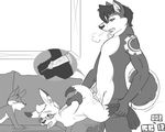  anal anthro babysitter big_dom_small_sub canine cub cum digital_media_(artwork) dog duo_focus eyewear forced foxgear gay gear glasses group humanoid_penis husky internal kangaroo male mammal marsupial penetration penis piercing rape roo_boy size_difference young 