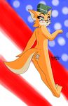  anthro canine eyewear female fox glasses hat howsplendid looking_at_viewer lt._fox_vixen mammal squirrel_and_hedgehog 