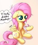  blue_eyes bugplayer cup cutie_mark equine female fluttershy_(mlp) friendship_is_magic hair horse mammal my_little_pony pegasus pink_hair pony tea thought_bubble wings 