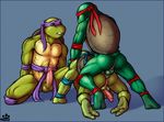  anal anal_penetration anthro anus balls brothers butt donatello_(tmnt) erection gay group group_sex incest junkyardstray leonardo_(tmnt) male penetration penis raphael_(tmnt) reptile scalie sex sibling teenage_mutant_ninja_turtles threesome turtle 